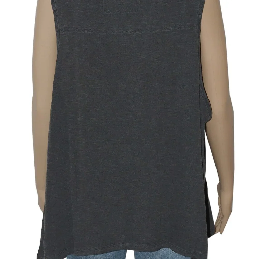 Free People We The Free Josie Henley Tank Sleeveless Button Top L